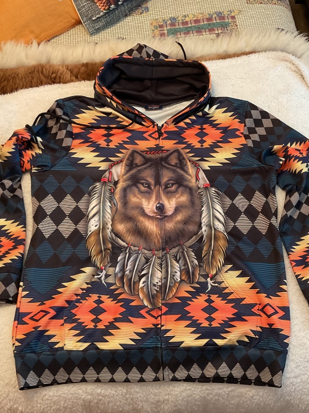 New Nu trendz zipper hoodie